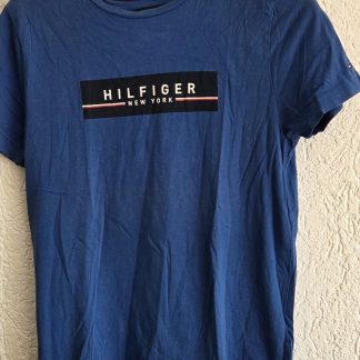 S - Tommy Hilfiger shirt blauw (0426ann)