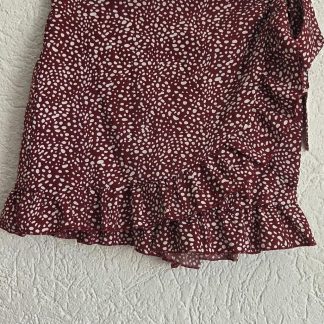 S - Shein skort rood met printje (0426wel)