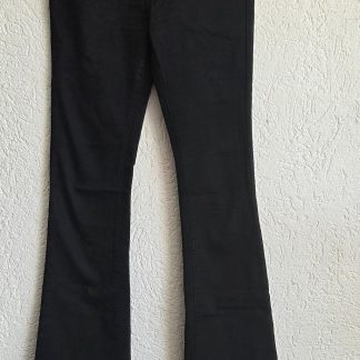 38 - Nina Carter zwarte broek flare pijp (0426wel)