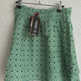 164 - Indian Blue jeans rok groen nieuw (0526vee)