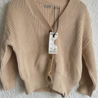 104 - Daily7 vest oat beige nieuw (0526vee)