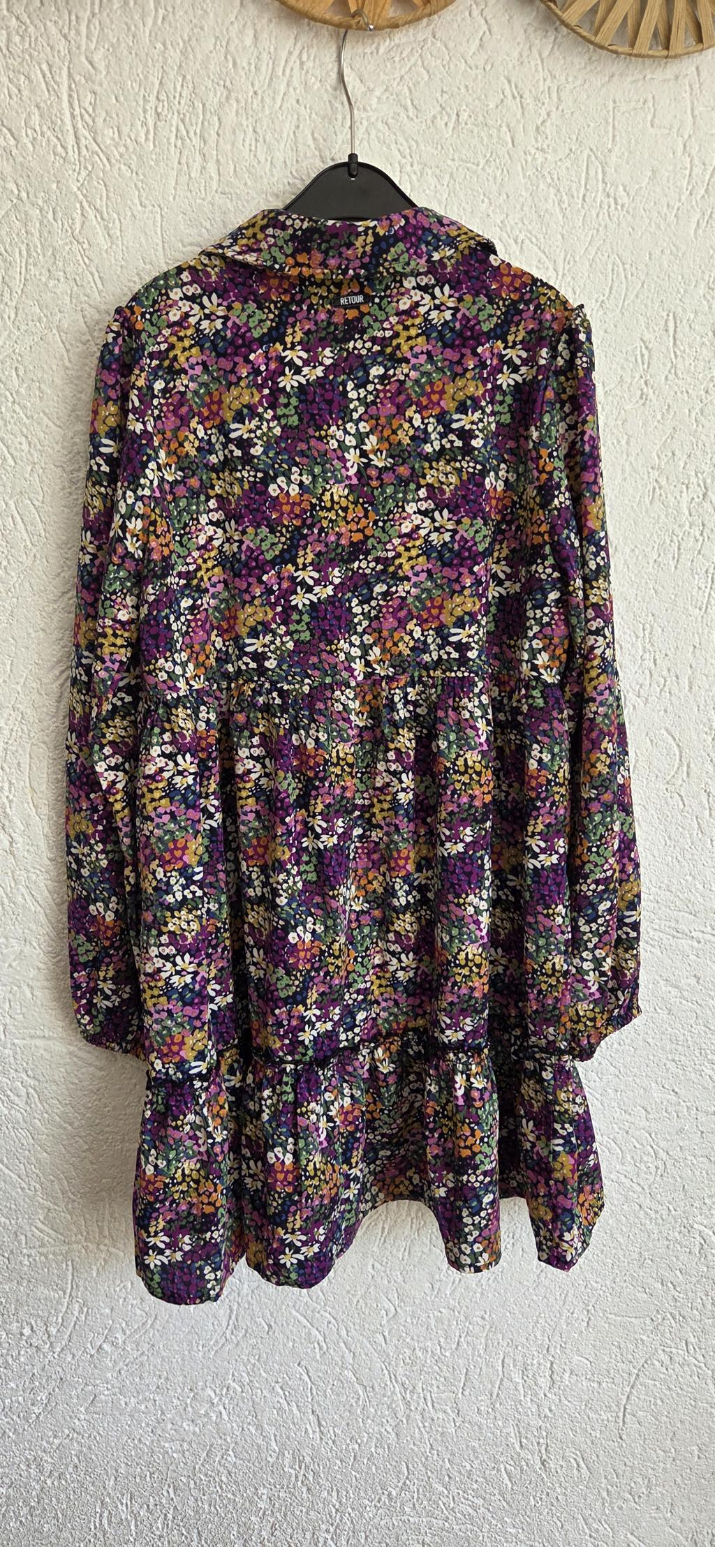 152 - Retour jurk Isa bright purple nieuw (0526vee) - Afbeelding 8