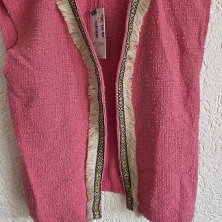 134 140 - KIE Stone gilet pink nieuw (0526vee)