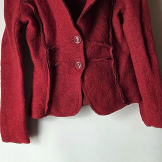 M/L ipv XL - Realize rood jasje wol (0526zee)