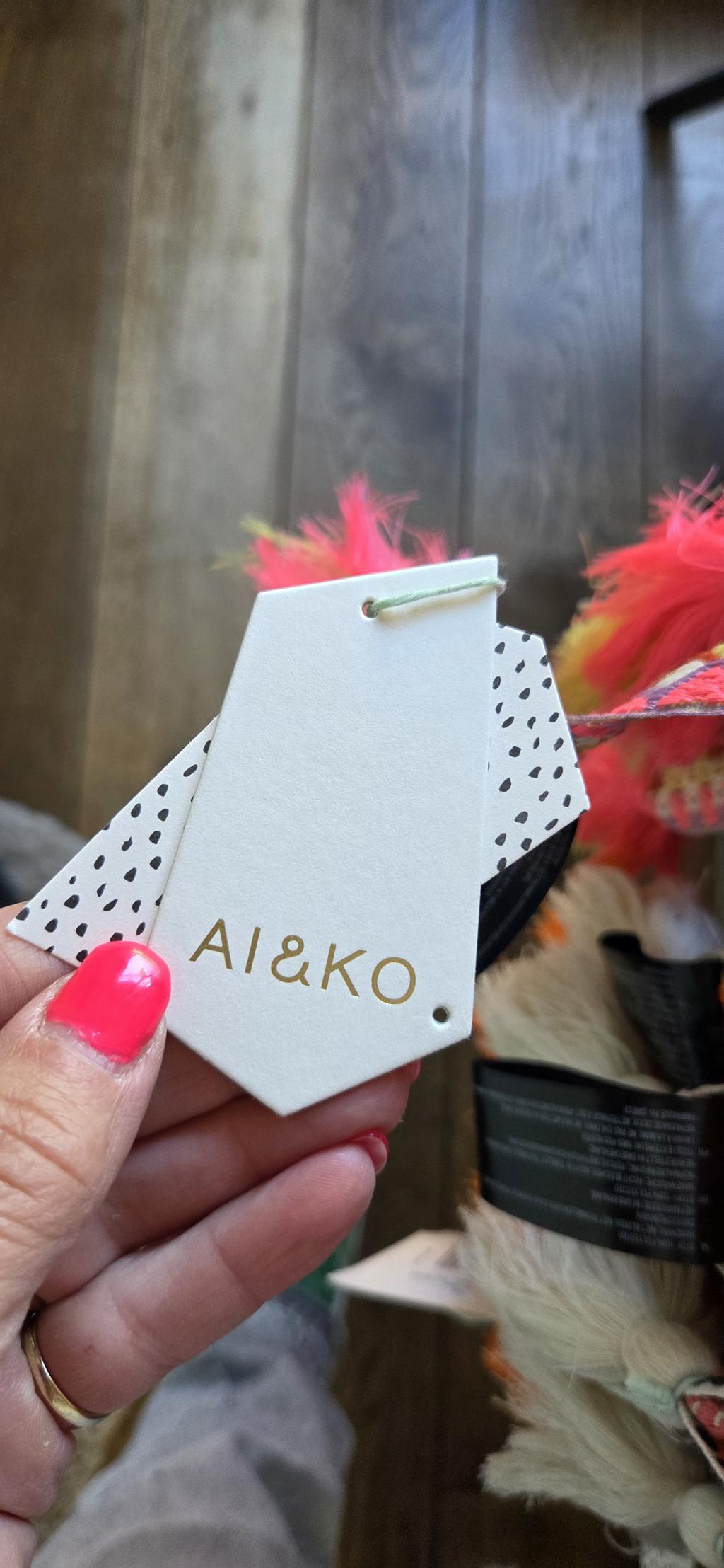 Ai&Ko Aaiko Yasi riem roze geel nieuw - Afbeelding 5