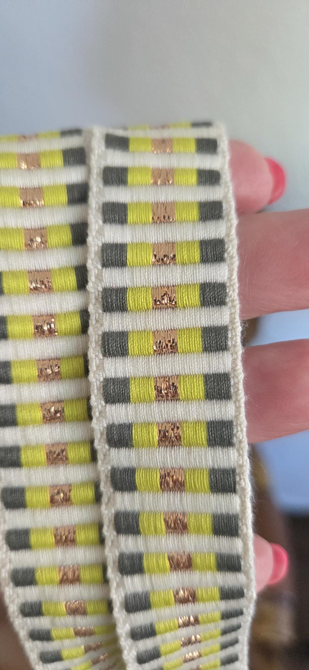 Ai&Ko Aaiko Yasi riem khaki geel nieuw - Afbeelding 3
