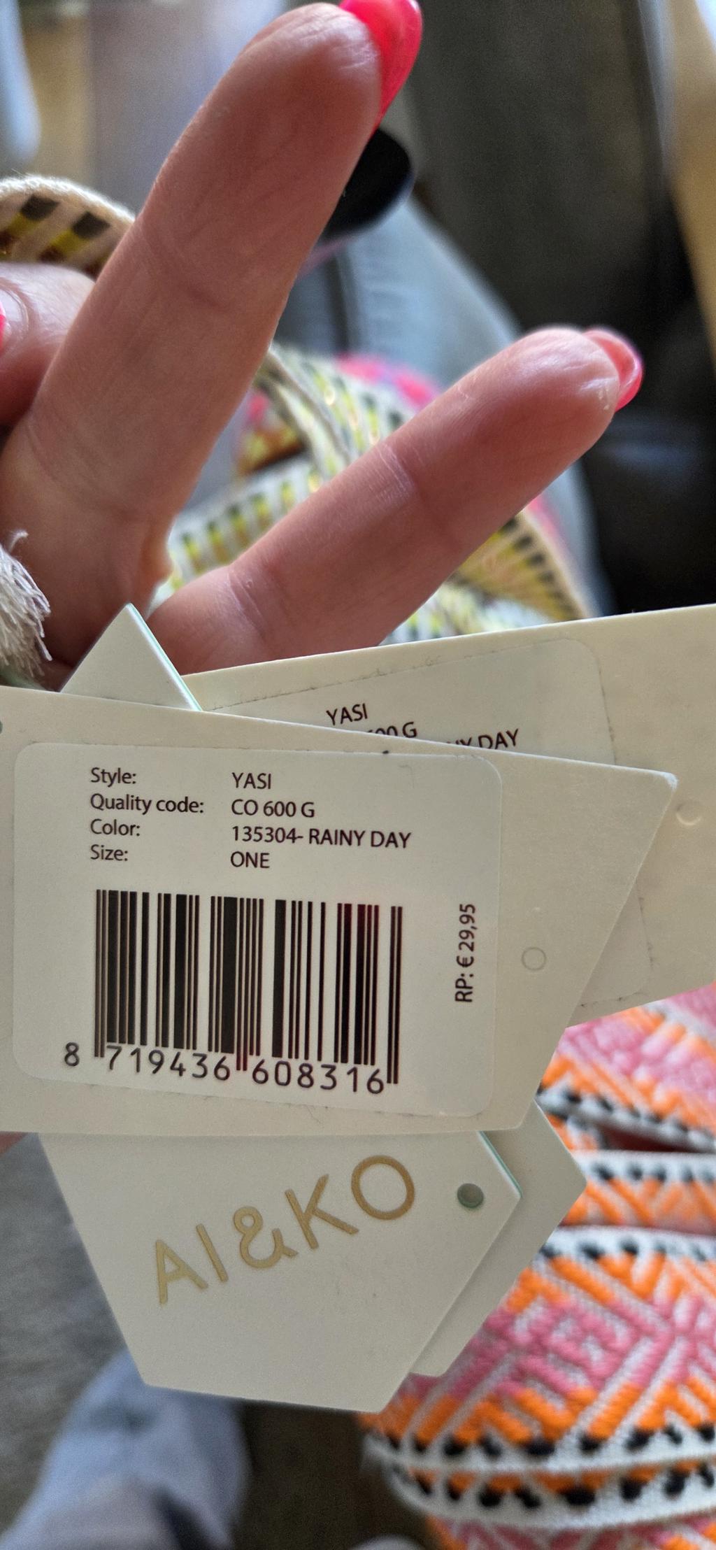 Ai&Ko Aaiko Yasi riem khaki geel nieuw - Afbeelding 5