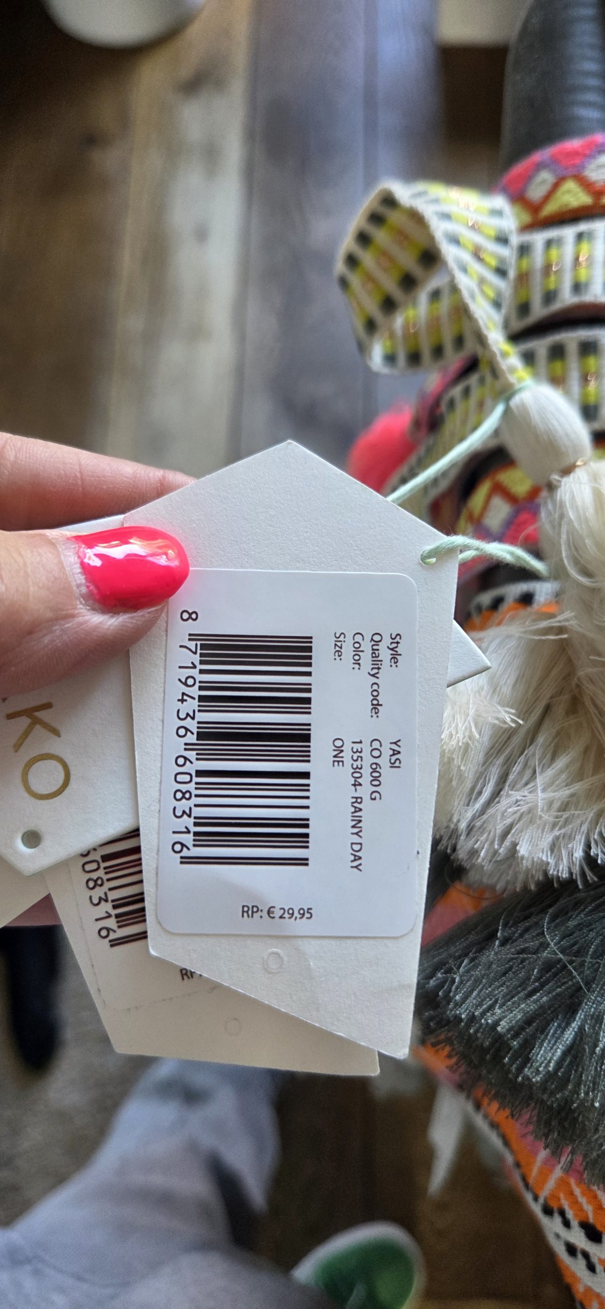 Ai&Ko Aaiko Yasi riem khaki geel nieuw - Afbeelding 6