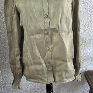 S/M - Azzurro blouse groen (0526ab)