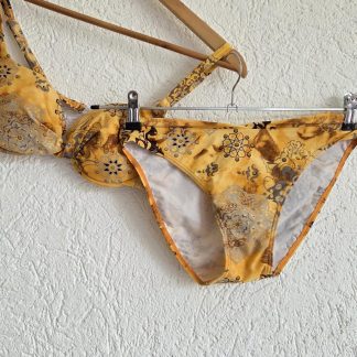 38 - Lentiggini bikini oranje print (0526ab)
