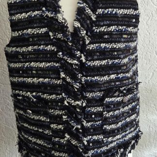 M - Nukus gilet met lovertjes (0526ab)