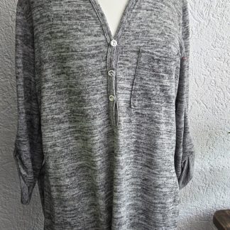 M/L - Grijs jurkje/lange trui (0526ab)