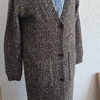 XS - Freequent lang vest melange (0526ab)