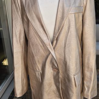 M - Sophie & Me goudkleurige blazer nieuw (0526prv)