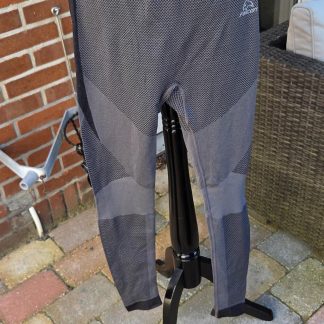 L - Sportbroek zwart grijs nieuw (0526prv)