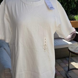 S - Uniqlo basic shirt nieuw wit (0526prv)