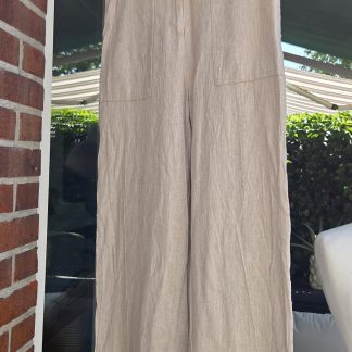 M - Zara broek beige visgraatlook (0526prv)