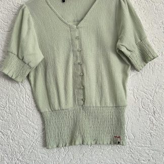 134 140 - Looxs groen blousetop (0626zut)