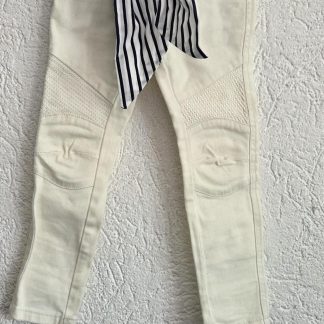 104 - Jilly jeans wit met riem (0626zut)