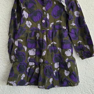 104 110 - Miss Moon jurk paars print (0626zut)