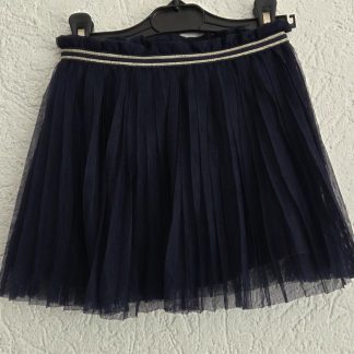 116 - Palomino rok blauw plooien (0626zut)