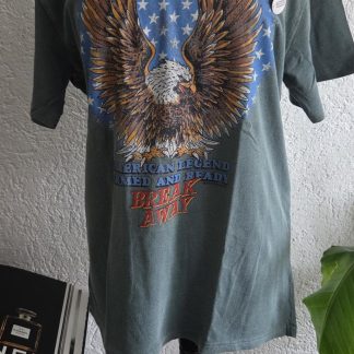 S - Newtone shirt groen print (0626meg)