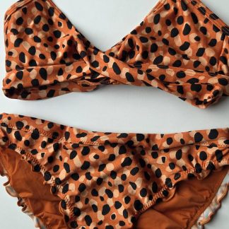 XS - Bikini merk terra zwart print (0626meg)