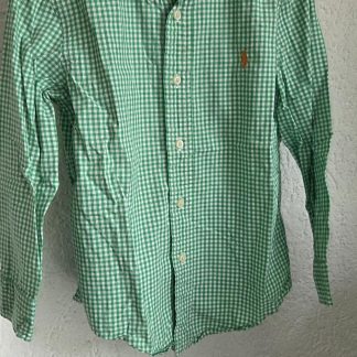 104 - Ralph Lauren overhemd ruit groen (0626zee)