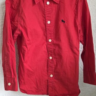 110 - H&M overhemd rood (0626zee)