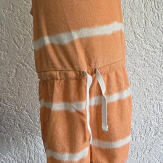 092 - H&M zomerpakje zalm wit (0726nic)