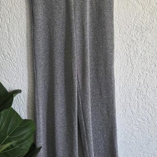 S - Hema zilveren wijde glitterbroek (0726prv)