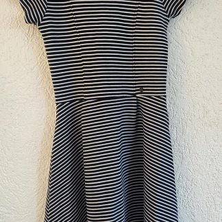 164 - Vingino jurk streep blauw wit (0726aj)