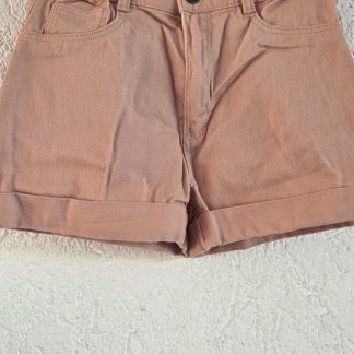 158 - H&M short zalm roze (0726aj)