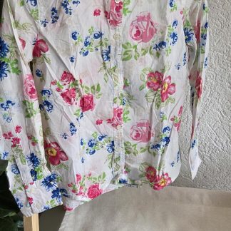 152 158 - Festival queen heart bloemen blouse (0726mix)