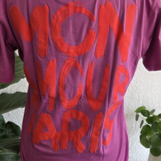 XS - My Jewellery shirt paars met rugprint (0726meg)