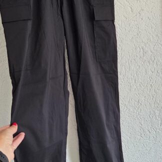 M - Nukus parachute cargo broek zwart (0726meg)