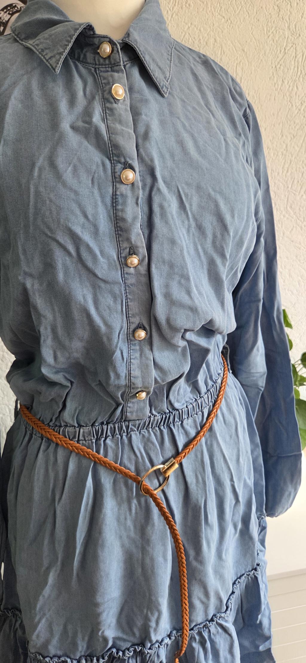 40 - Liu Jo tencel denim jurk (0726meg) - Afbeelding 4