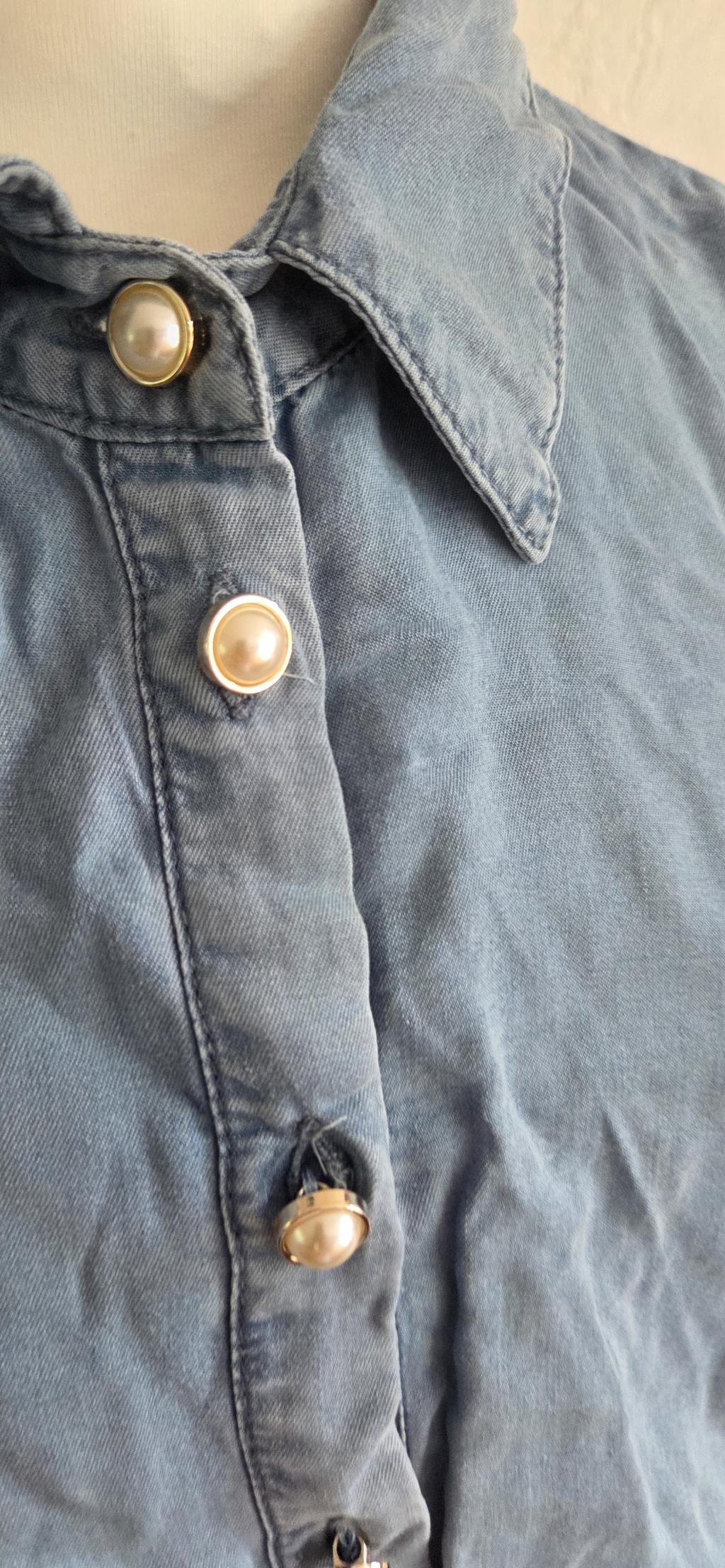 40 - Liu Jo tencel denim jurk (0726meg) - Afbeelding 5