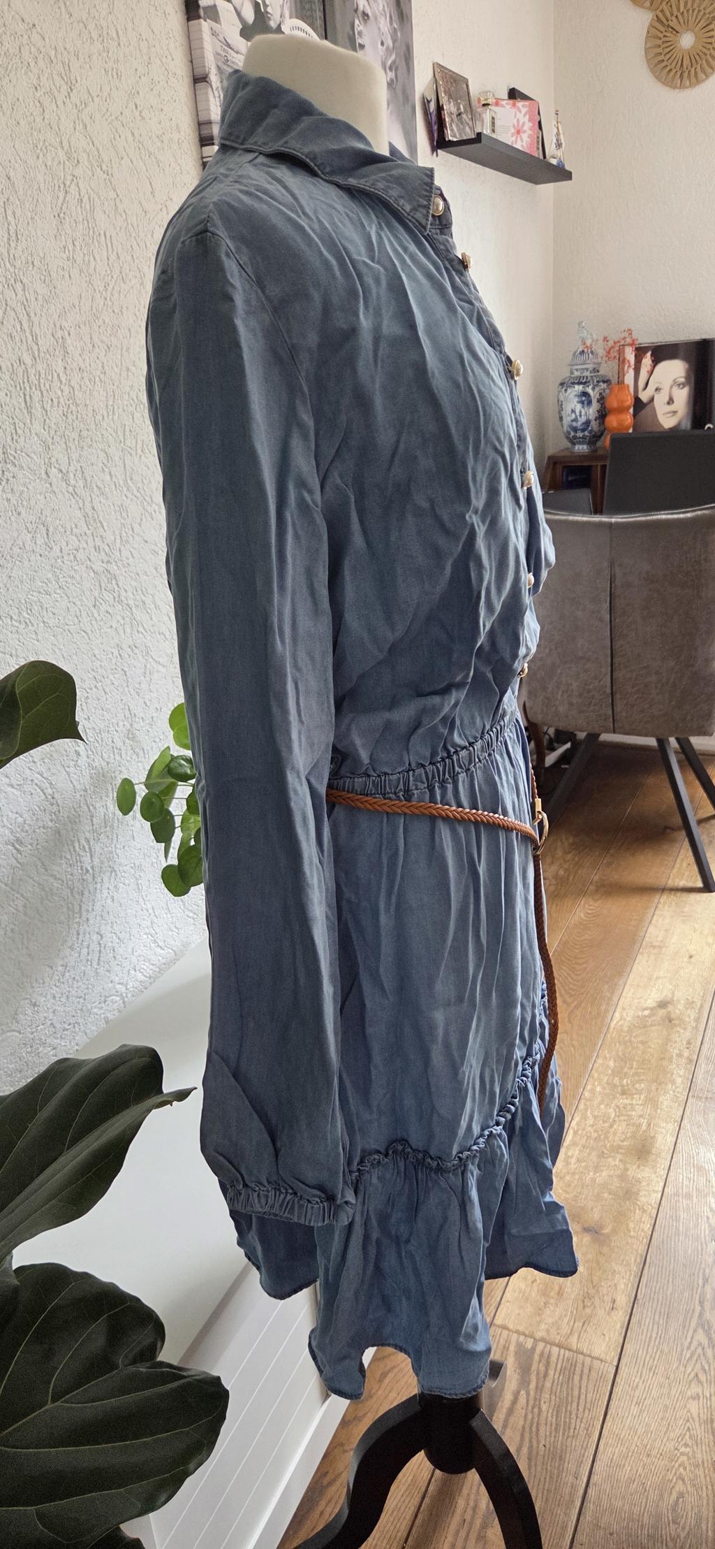 40 - Liu Jo tencel denim jurk (0726meg) - Afbeelding 7