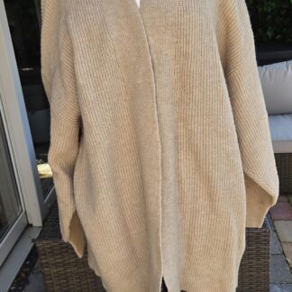 M/L - Shoeby vest beige openvallend (0826prv)