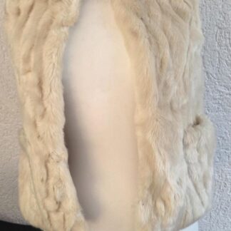 152 - Zara mouwloos vest roomwit (0926aj)