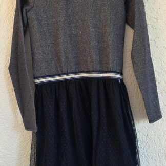 158 164 - WE jurk blauw blauw glitter (0926aj)