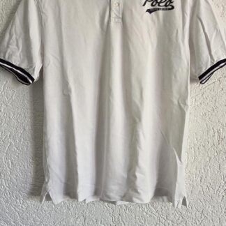164 170 - Ralph Lauren polo wit (0826aj)