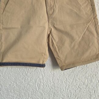 S - Checker chino short beige (0826aj)
