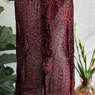 40 - Liu Jo blouse zwart rood (0826meg)