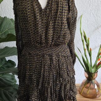 L - Zadig & Voltaire jurkje print (0826meg)