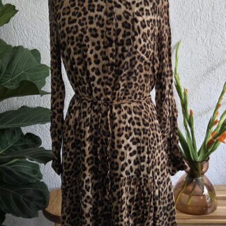 40 - SET jurkje print leopard (0826meg)
