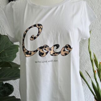 S - Co' Couture shirt wit print nieuw (0826meg)