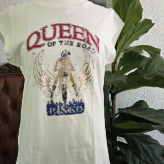 S - Pinko shirt print Queen (0826meg)