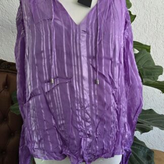 38 - Ibana blouse paars nieuw (0826meg)
